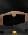 Balmain Black Calfskin Clutch Bag