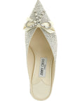 Jimmy Choo Silver Tencel Mid Heel Pumps