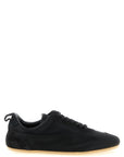Jil Sander Black Cotton Low Top Sneakers