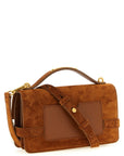 Balmain Brown Calfskin Handbag
