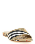 Burberry Beige Polyester Slides