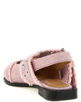 Ganni Multicolor Organic Cotton Ballet Flats