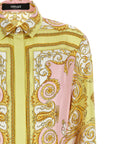 Versace Multicolor Silk Short Dress