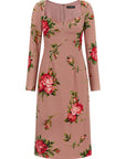 Dolce & Gabbana Multicolor Silk Midi Dress