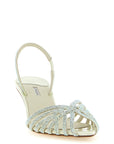 LE SILLA Bicolor Goatskin Stiletto Heel Sandals