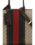 Gucci Beige Cotton Shoulder Bag