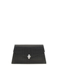 Alexander McQueen Black Calf Leather Bos Taurus Clutch Bag
