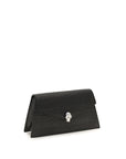 Alexander McQueen Black Calf Leather Bos Taurus Clutch Bag