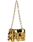 Paco Rabanne Gold Polyester Handbag