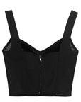 Dolce & Gabbana Black Polyamide Tank Tops