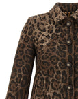 Dolce & Gabbana Brown Virgin Wool Blazer