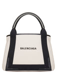 Balenciaga Bicolor Canvas Tote Bag