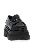 Alexander Wang Black Cowhide Platform Loafers
