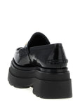 Alexander Wang Black Cowhide Platform Loafers