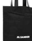 Jil Sander Black Cotton Tote Bag