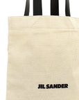 Jil Sander Bicolor Cotton Tote Bag