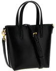 Saint Laurent Black Calfskin Tote Bag