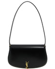 Saint Laurent Black Calfskin Shoulder Bag