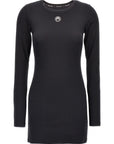 Marine Serre Black Cotton Short Dress