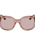 Ferragamo Transparent Acetate Sunglasses