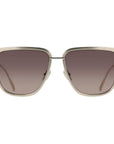 Ferragamo Gold Metal Sunglasses