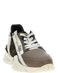Fendi Multicolor Calf Leather Bos Taurus Athletic Sneakers