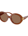 Tory Burch Brown Acetate Sunglasses