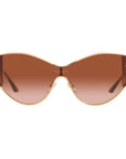 Versace Gold Metal Sunglasses