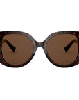 Versace Brown Acetate Sunglasses