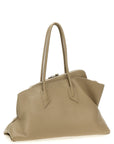 The Attico Beige Calfskin Shoulder Bag