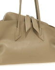 The Attico Beige Calfskin Shoulder Bag