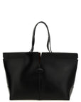 Tod's Black Calfskin Tote Bag