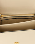 Valentino Garavani White Calfskin Shoulder Bag