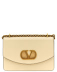 Valentino Garavani White Calfskin Shoulder Bag