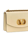 Valentino Garavani White Calfskin Shoulder Bag