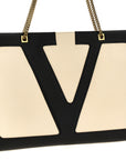 Valentino Garavani Bicolor Lamb Leather Tote Bag