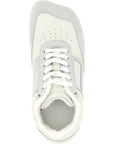 MM6 Maison Margiela Gray Calfskin Athletic Sneakers