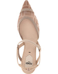Fendi Multicolor Polyamide Mid Heel Pumps