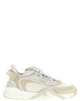 Fendi White Polyester Athletic Sneakers