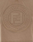 Fendi Brown Cotton T-Shirt