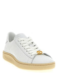 Valentino Garavani White Calfskin Low Top Sneakers
