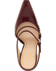 Gucci Multicolor Leather Wedge Sandals