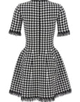 Alexander McQueen Bicolor Viscose Short Dress