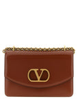 Valentino Garavani Brown Calfskin Shoulder Bag