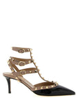 Valentino Garavani Multicolor Lamb Leather Mid Heel Pumps