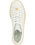 Valentino Garavani White Calfskin Sneakers