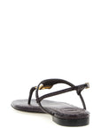 Fendi Purple Elastane Flat Sandals