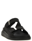 Alexander McQueen Black Rubber Slides