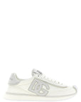 Dolce & Gabbana White Polyester Athletic Sneakers
