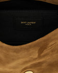 Saint Laurent Beige Calfskin Shoulder Bag